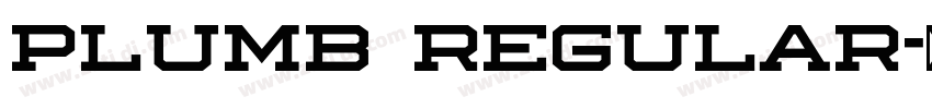Plumb Regular字体转换